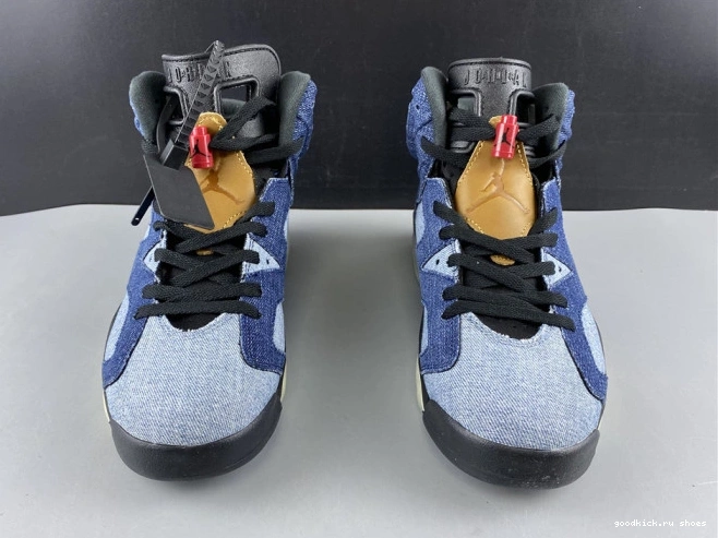 Air 6 Denim Jordan CT5350-401 Washed 0704